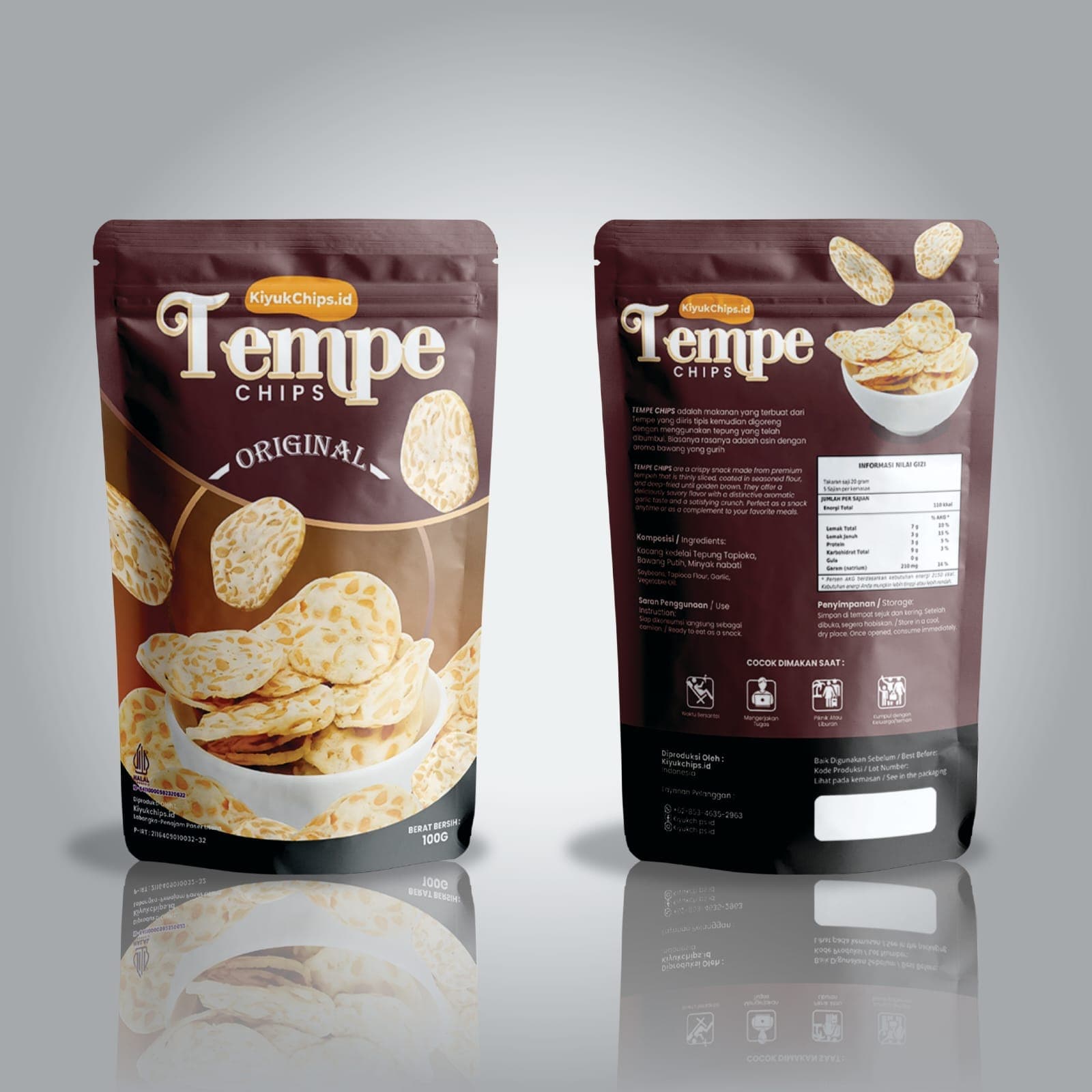 Produk Kiyukchips.id dari UP2K Labangka Barat