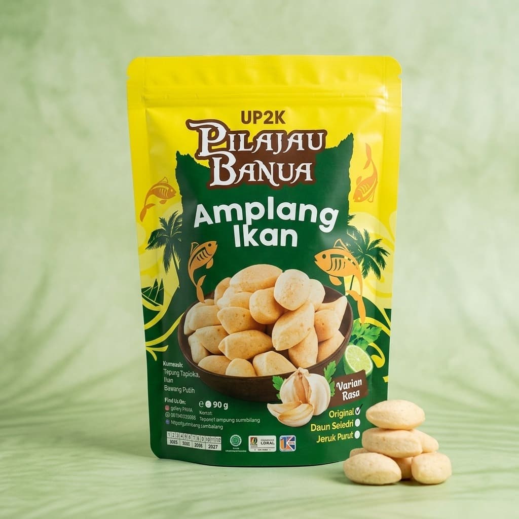 Produk Amplang Ikan dari Pilajau Banua