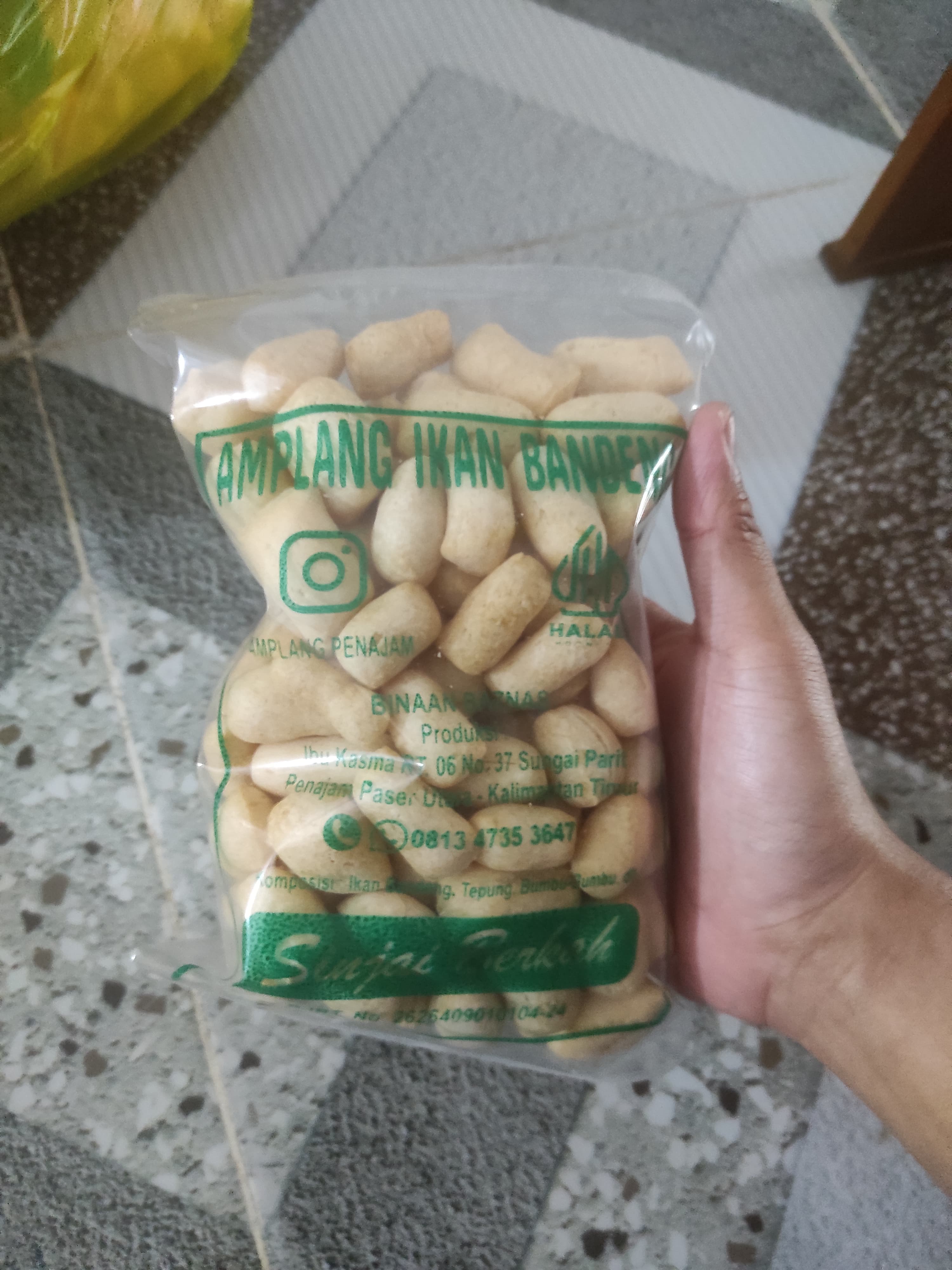 Produk Amplang Ikan Bandeng Rasa Original dari Sinergi Produktif