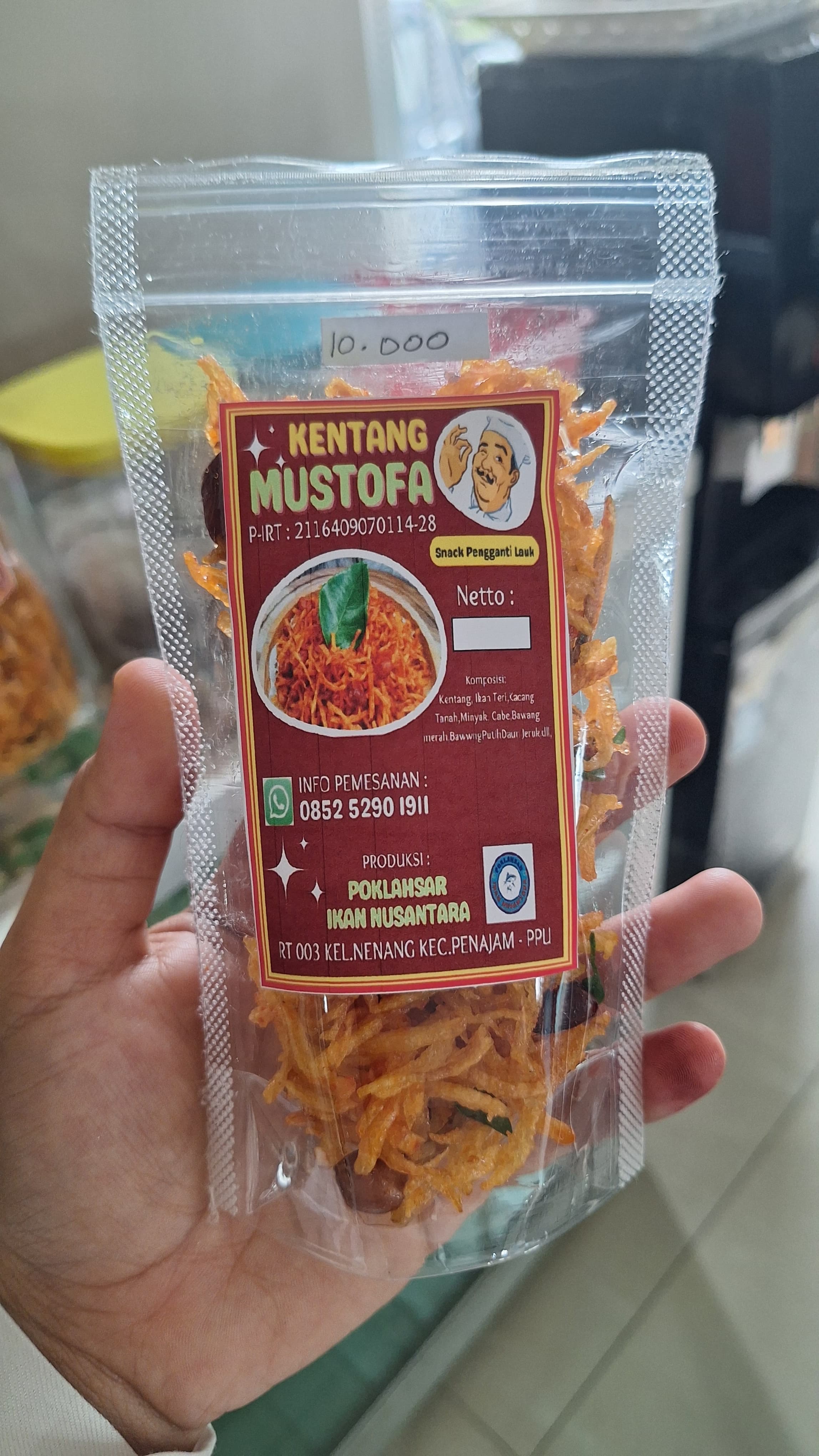 Produk Kentang Mustofa dari Kentang Mustofa Poklahsar Ikan Nusantara
