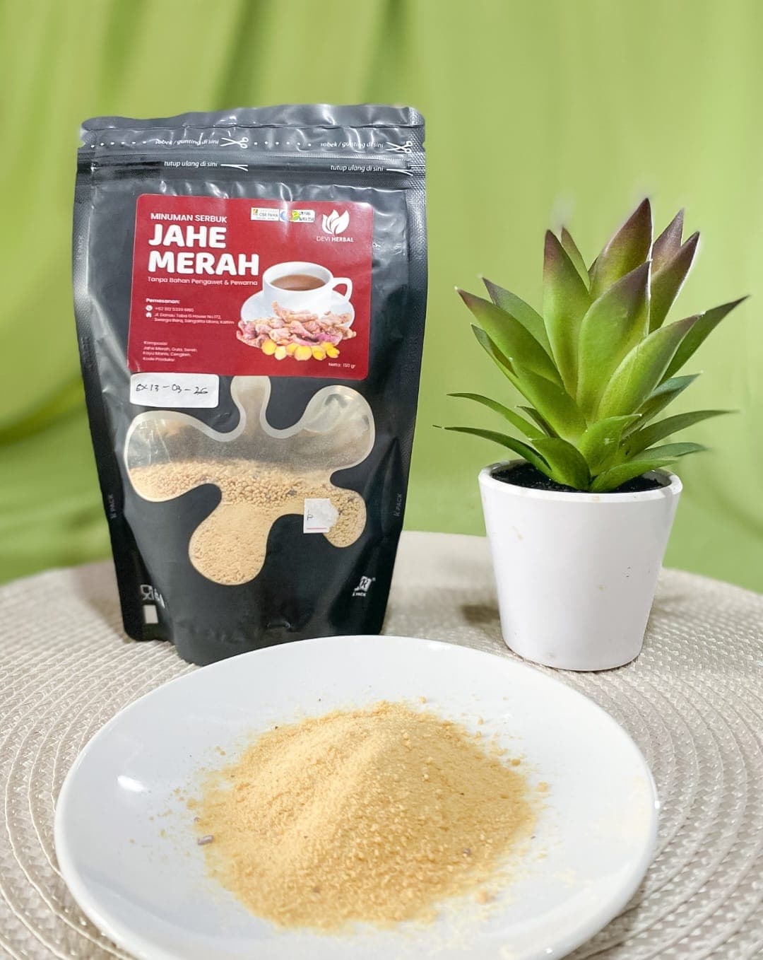 Produk Jahe Merah dari Devi Cookies